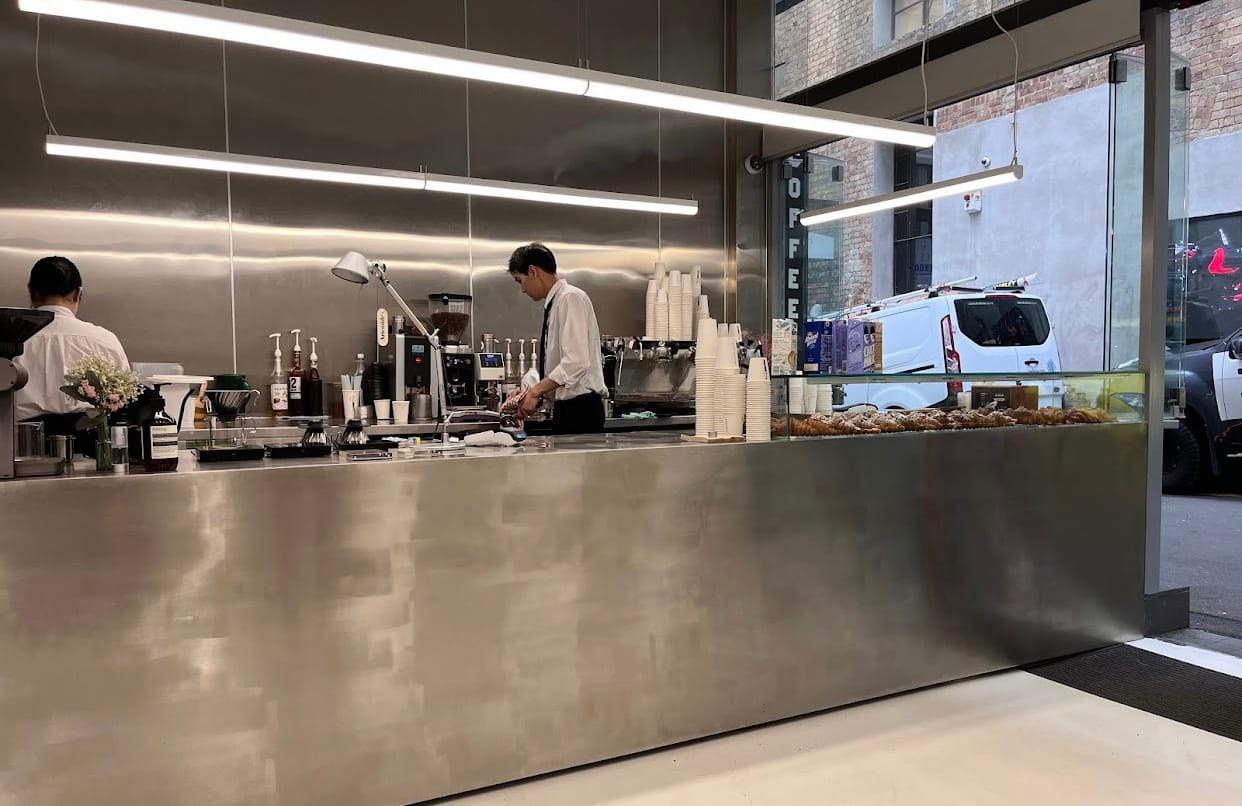 Receptionist coffee