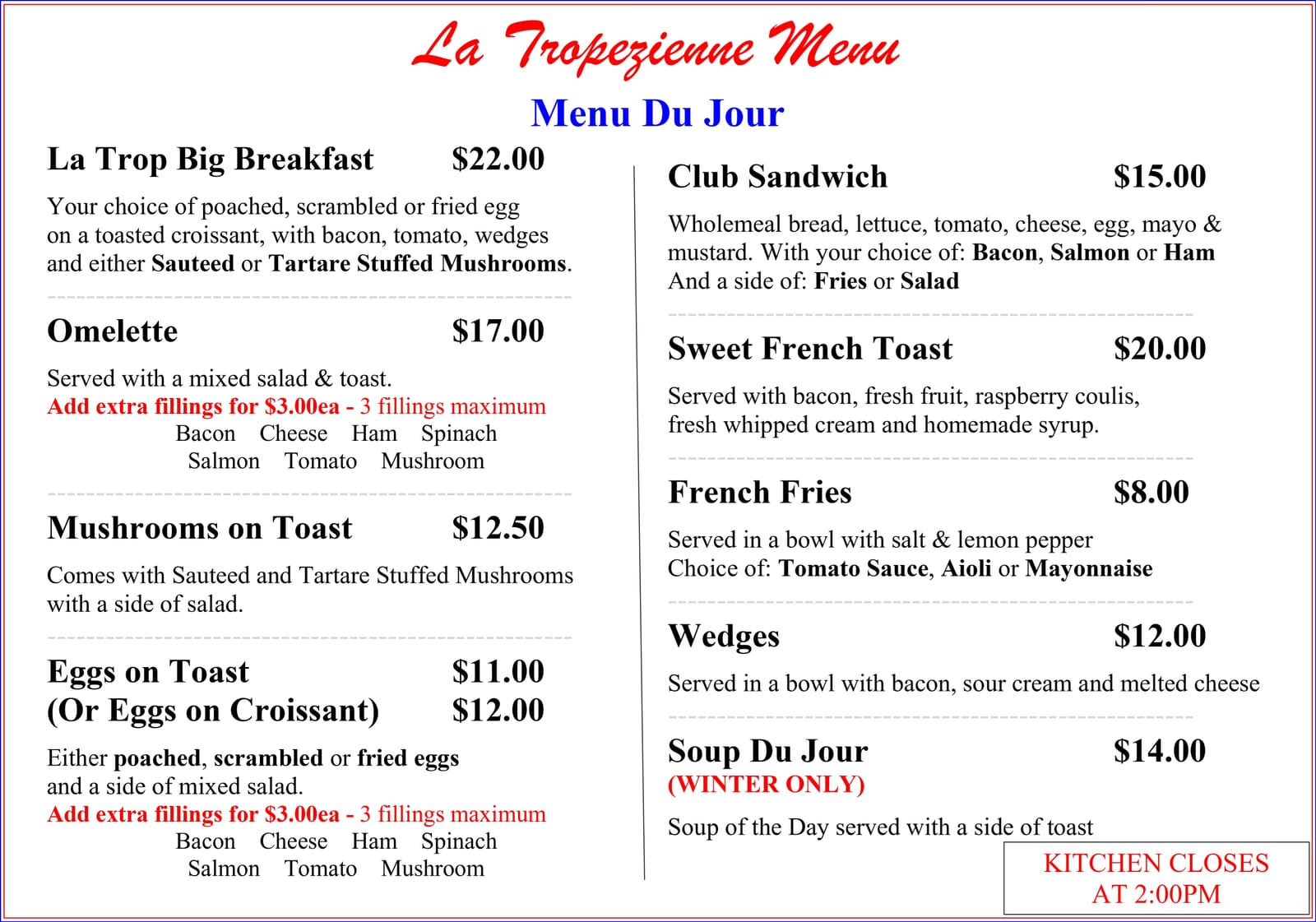 La Tropezienne Takapuna