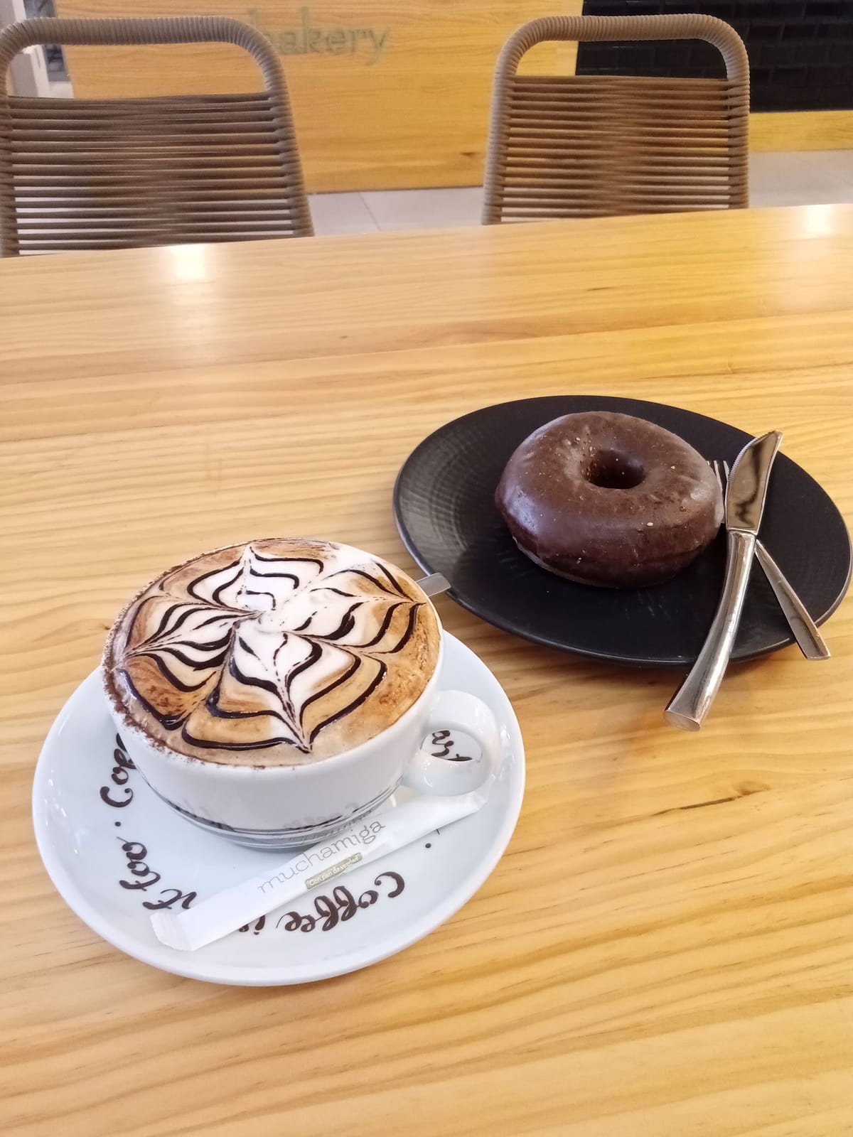 Muchamiga Bakery coffee