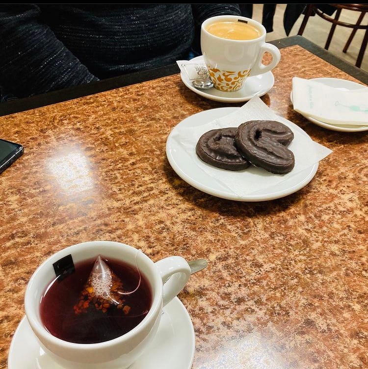 Hot coffee