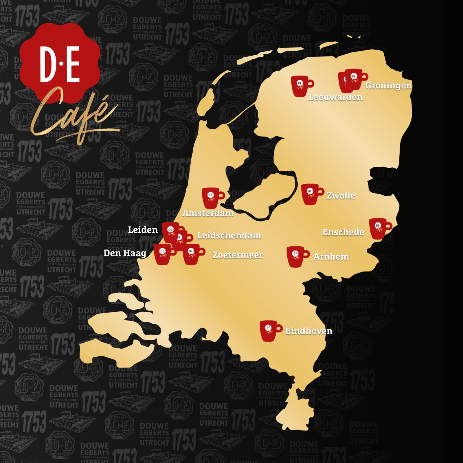 Douwe Egberts Café Leiden Aalmarkt 19 "specialty coffee" photo 2