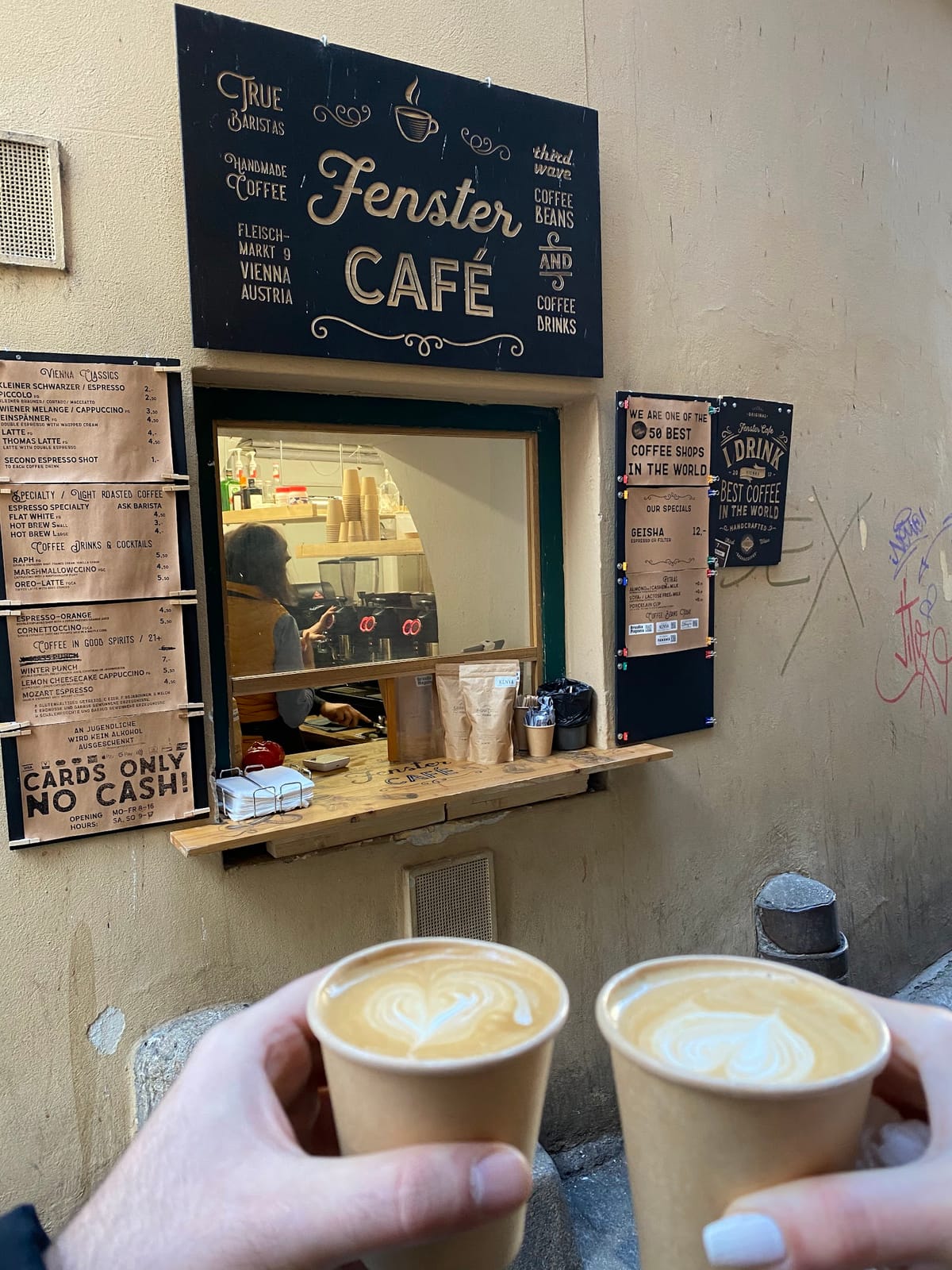 Fenster Cafe / Vienna coffee