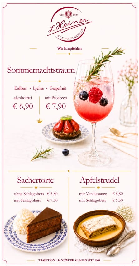K.u.K. Hofzuckerbäcker L. Heiner Wollzeile, Cafe-Konditorei photo 2