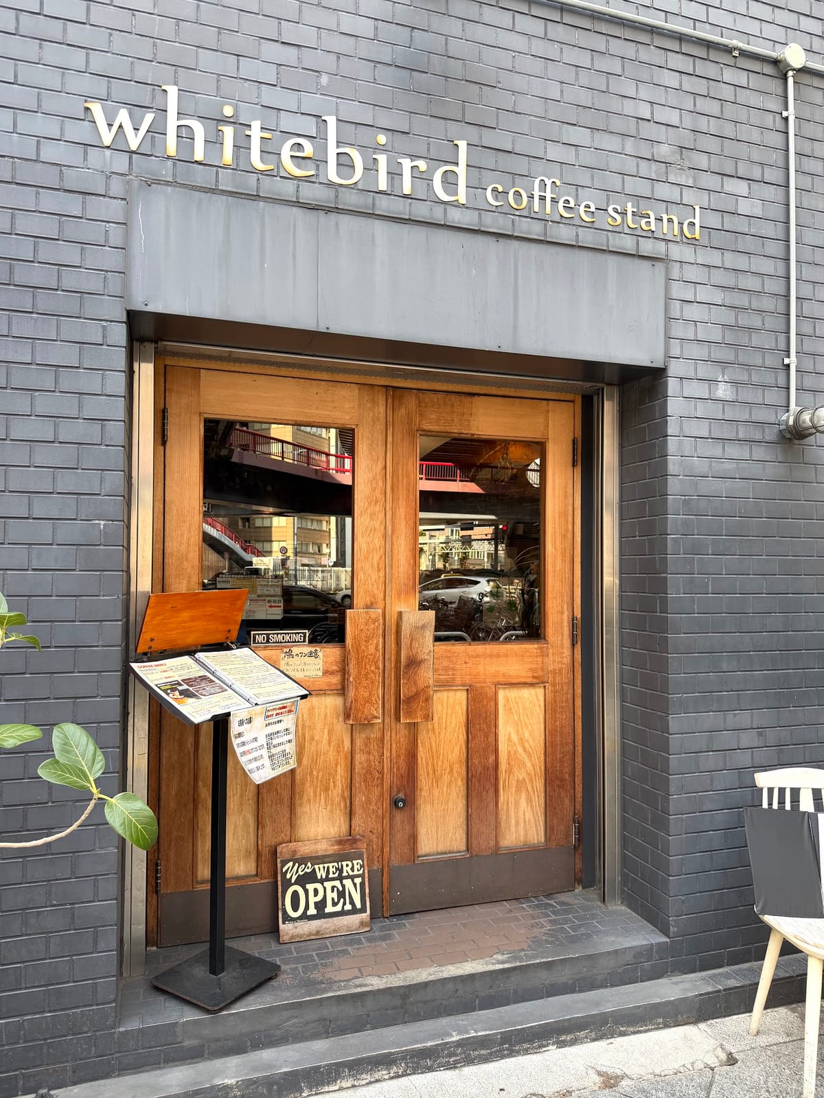 whitebird coffee stand