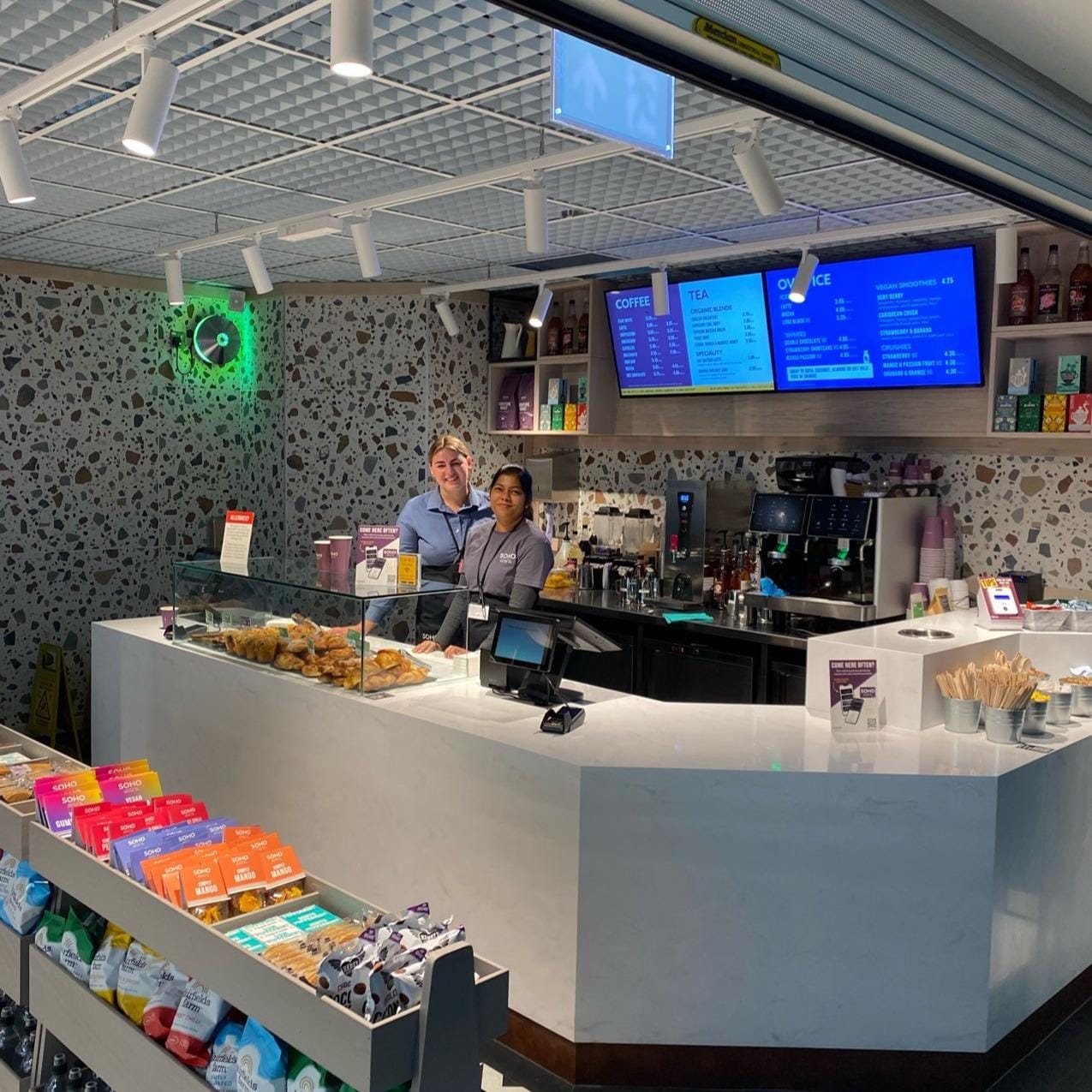 SOHO Coffee Birmingham Airport Gate 48