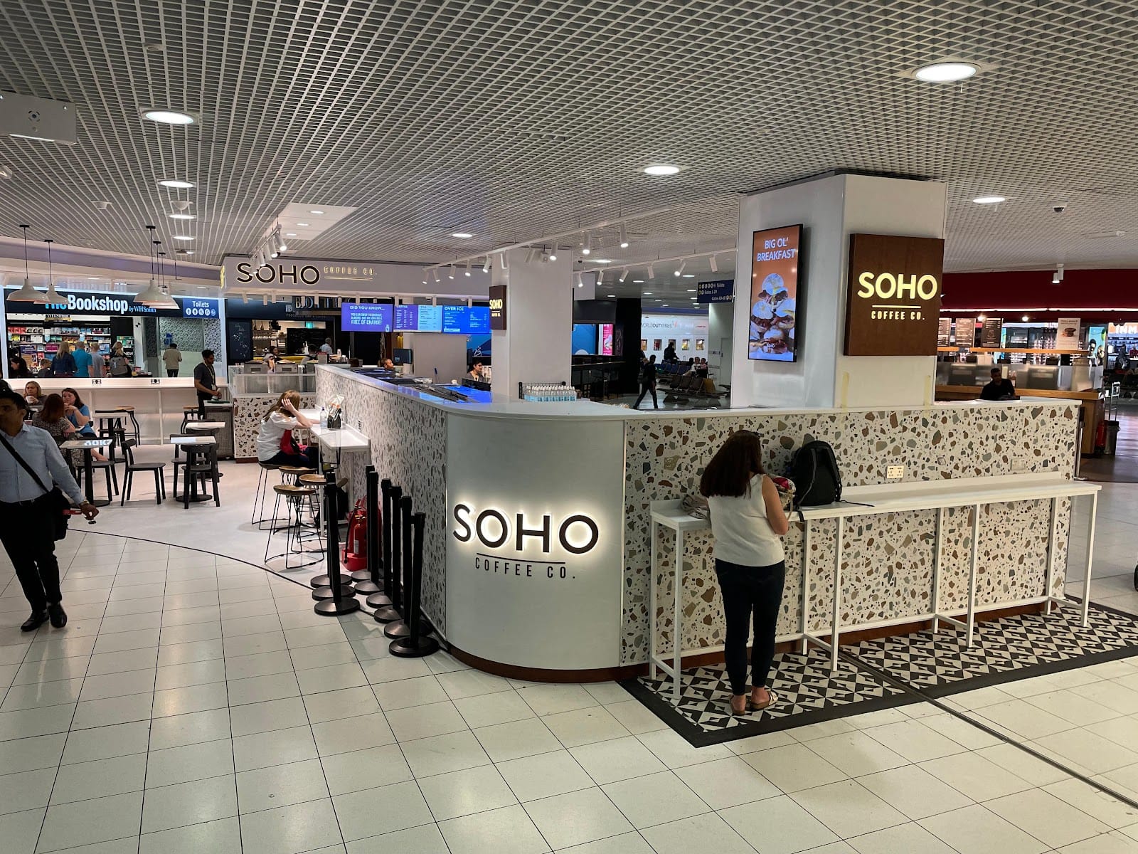 SOHO Coffee Birmingham Airport Departure Lounge