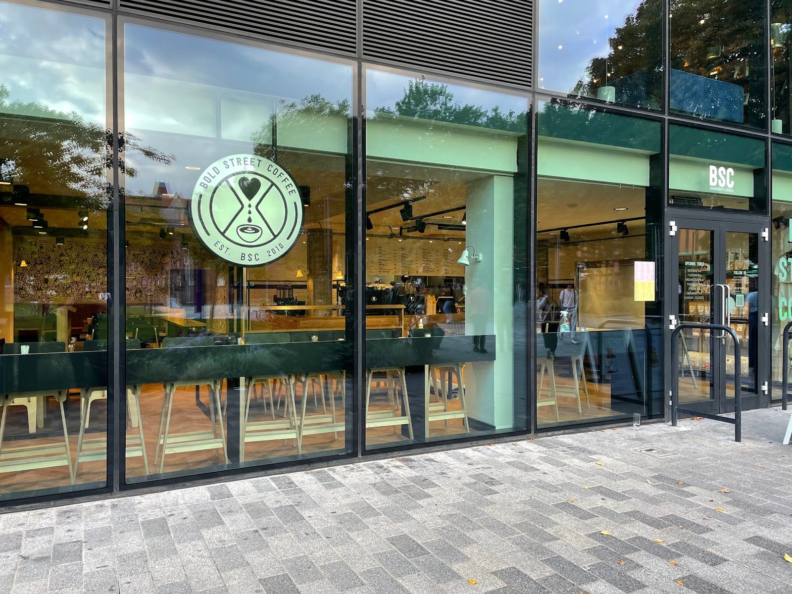 Bold Street Coffee University Green