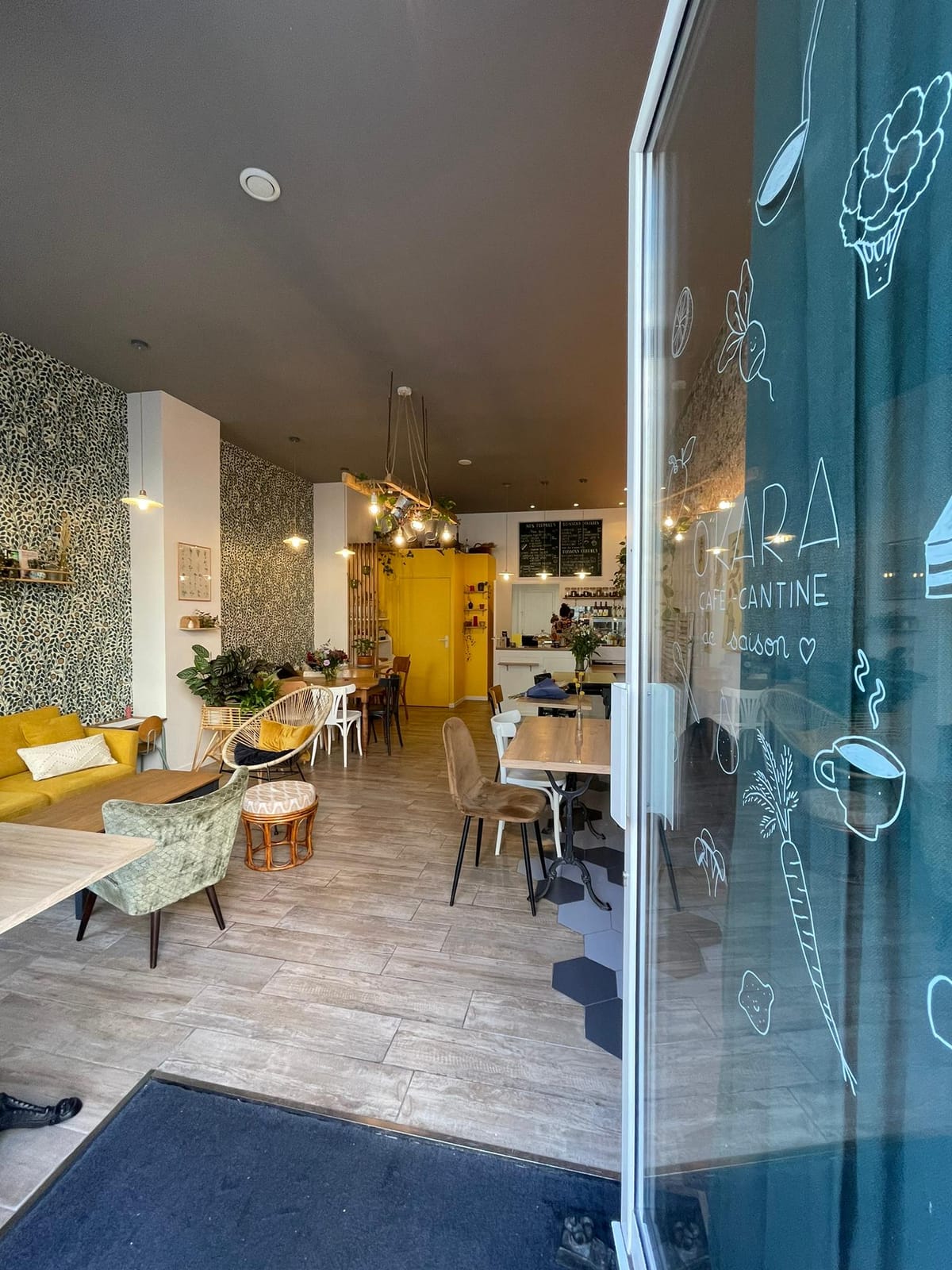 Okara, cantine caféinée