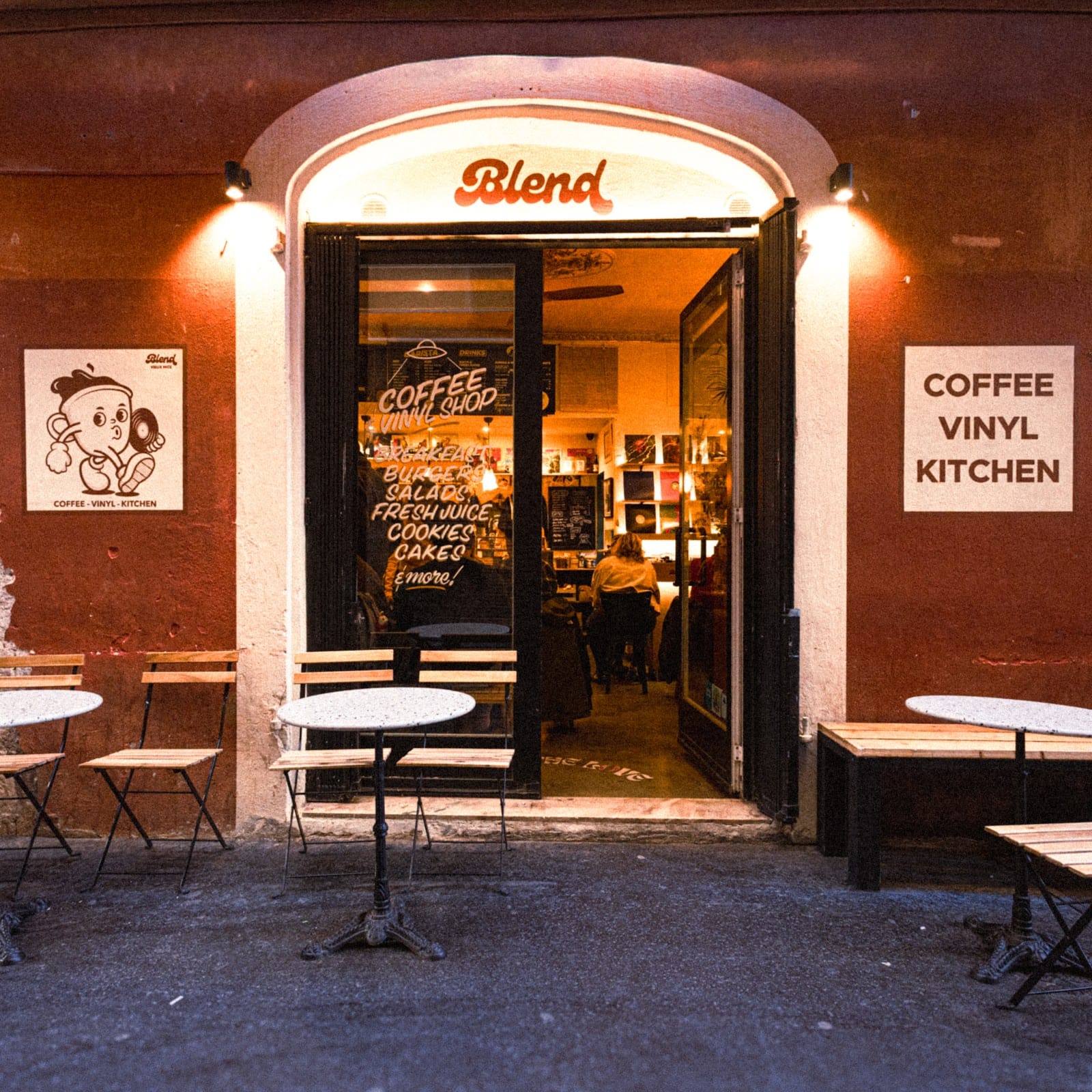 Blend Coffee and Vinyl shop