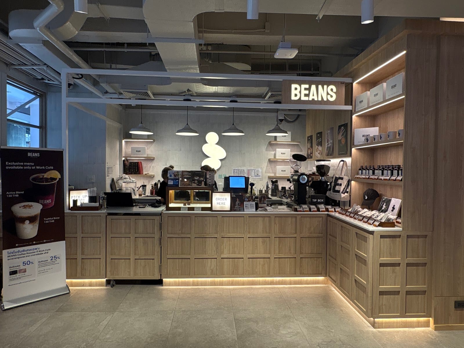 BEANS Coffee Roaster Work Café Bangkok Bank, Zuellig House Branch