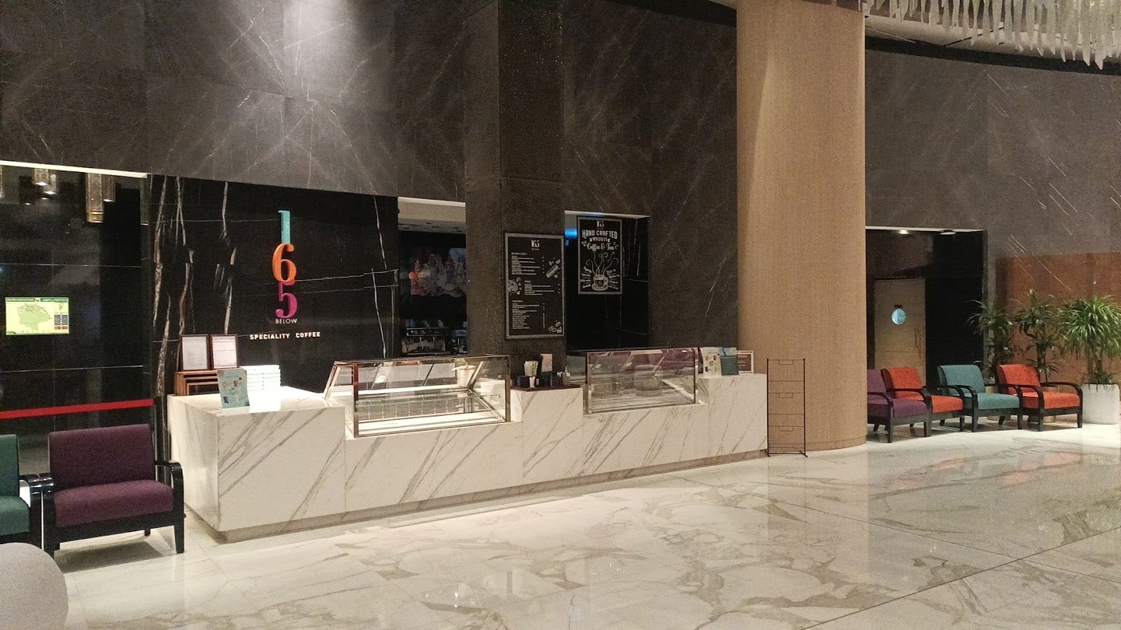 165 below speciality coffee shop