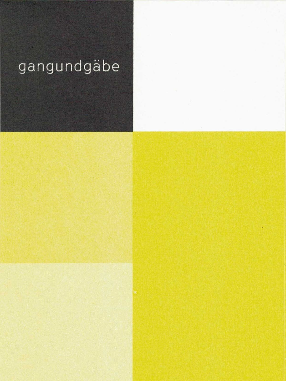 Rösterei gangundgäbe