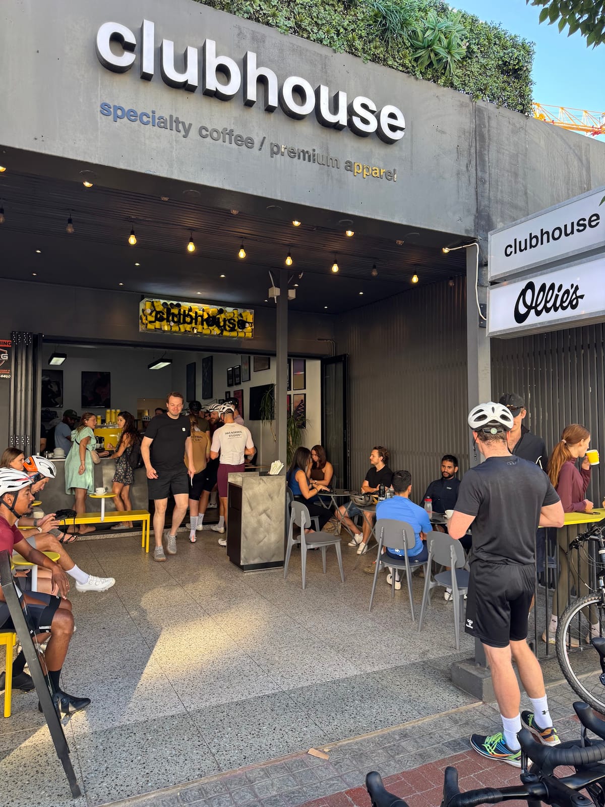Ollies specialty coffee and Pas Normal Studios - OSCS clubhouse