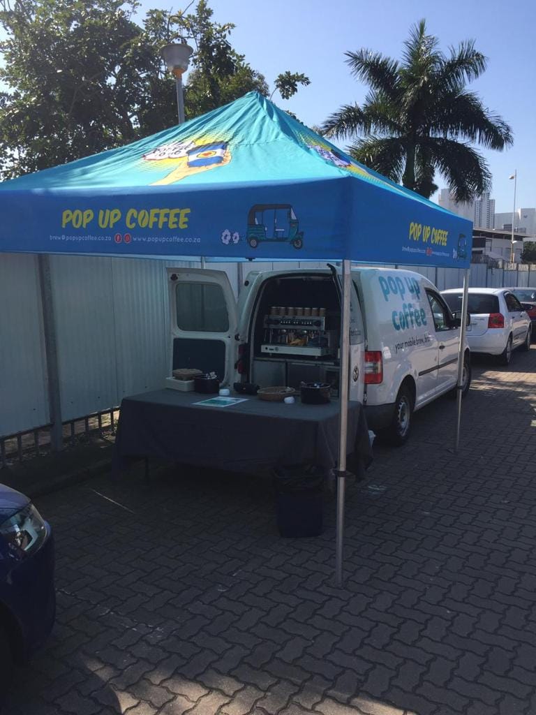 Pop Up Coffee.