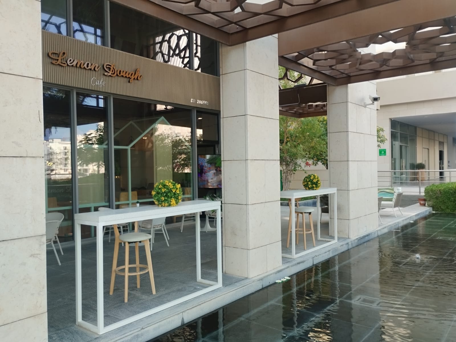 Lemon dough coffeeshop