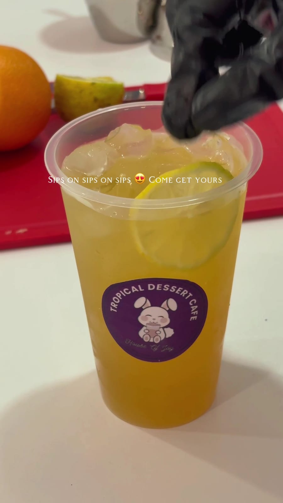 Tropical dessert cafe