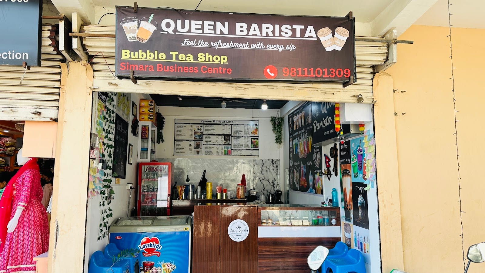 Queen Barista bubble tea shop