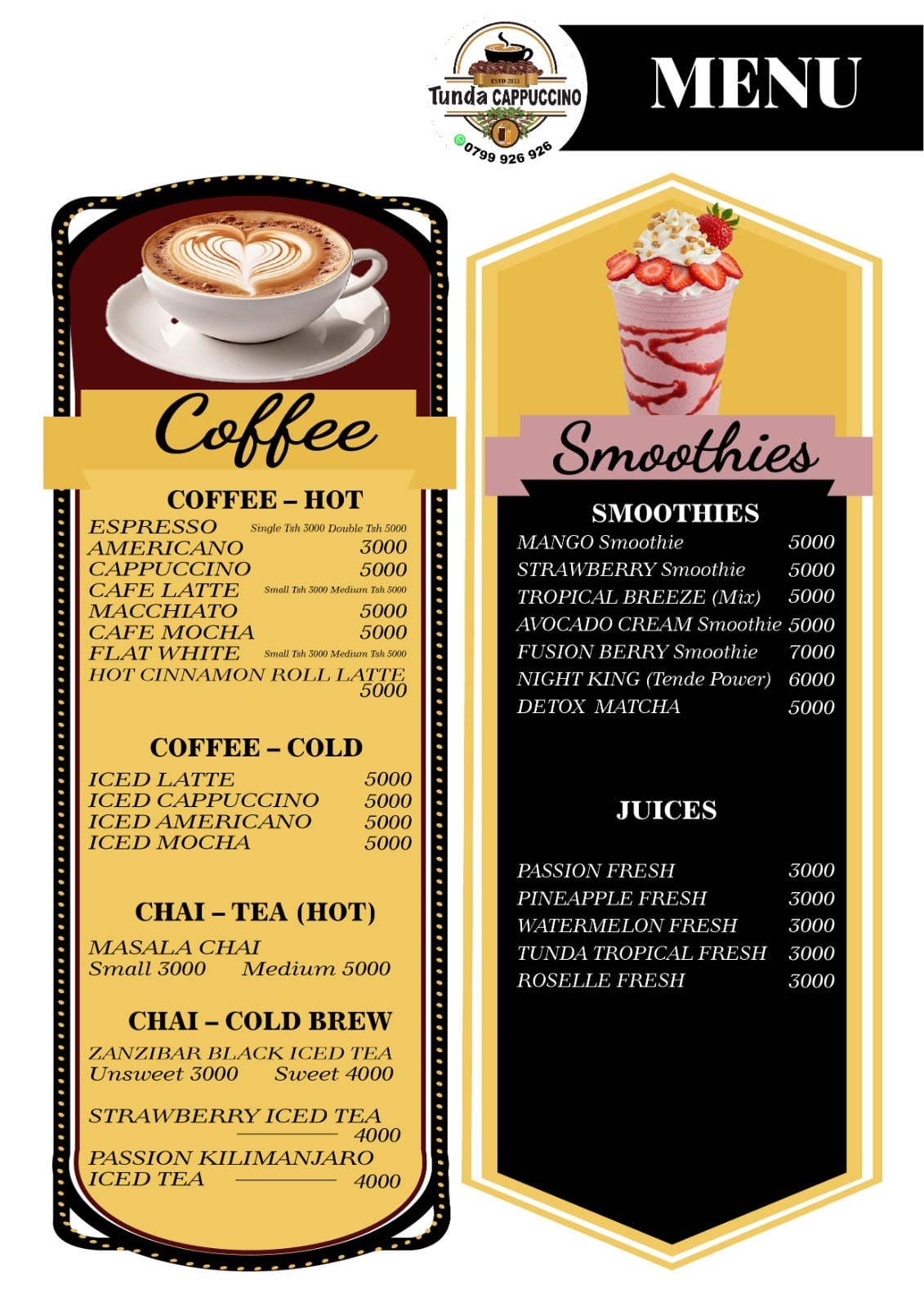Tunda Cappuccino Cafe