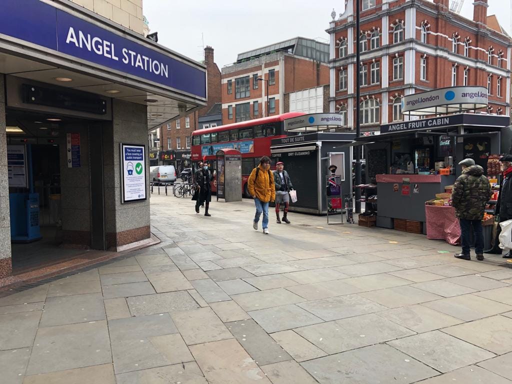 Angel station Coffee kiosk