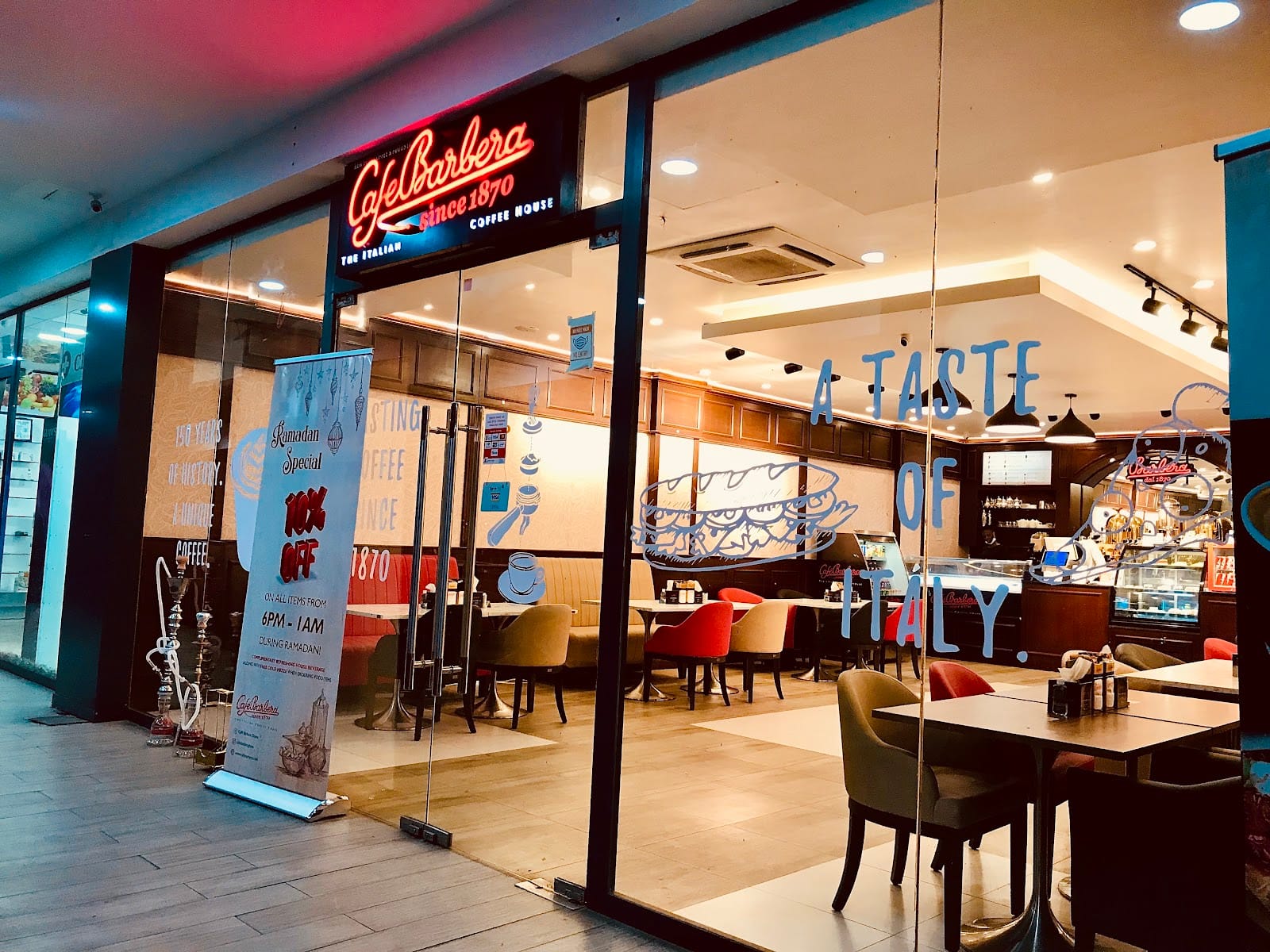 Cafe Barbera Palace Mall
