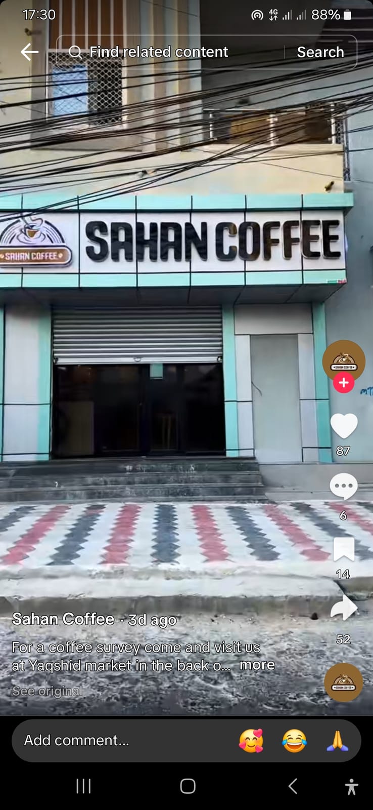 Sahan coffee