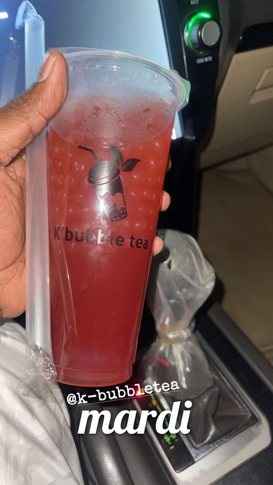 K-Bubble Tea N’Djamena. Face lycée Cheikh Hamdan Ibnou-cina