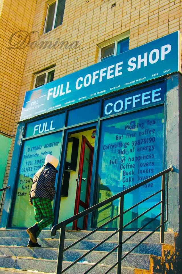 Full coffee shop