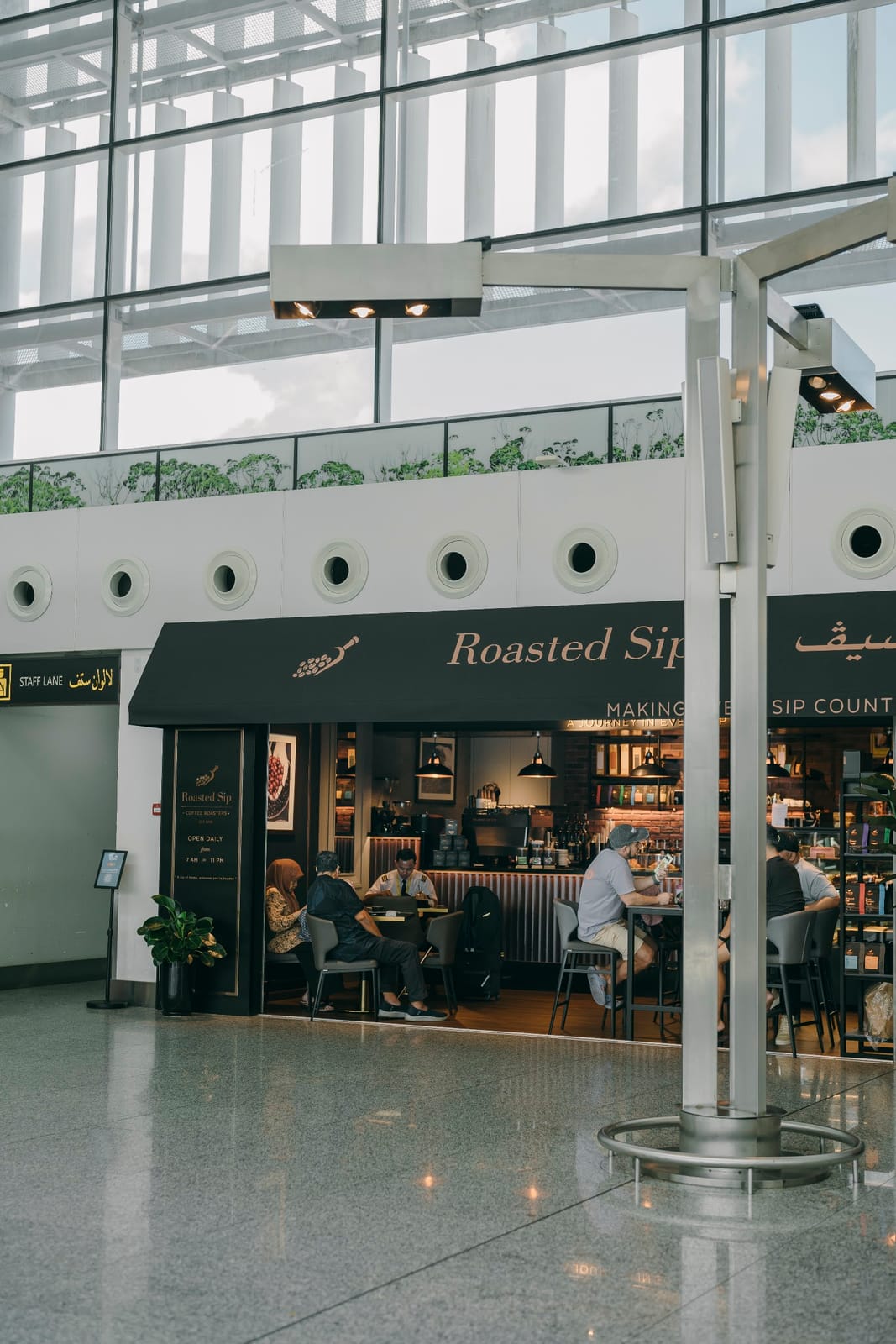 Roasted Sip Airport