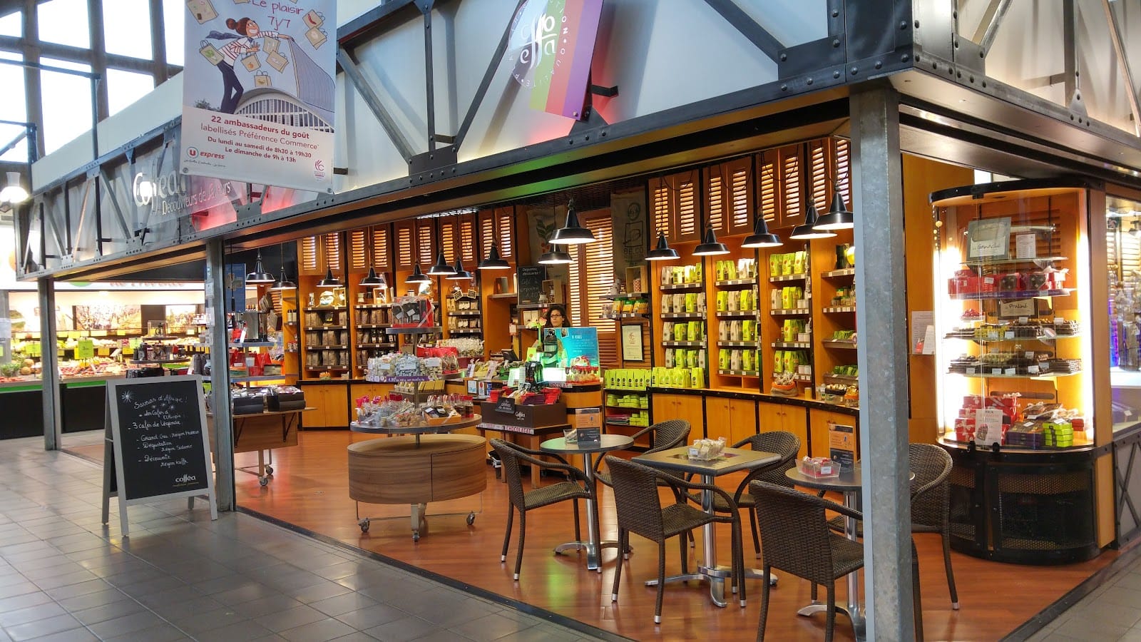 Coffea, boutique de café et de thé au Havre Les Halles