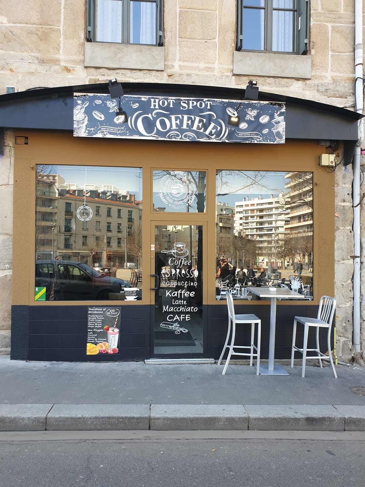 Hot spot coffee