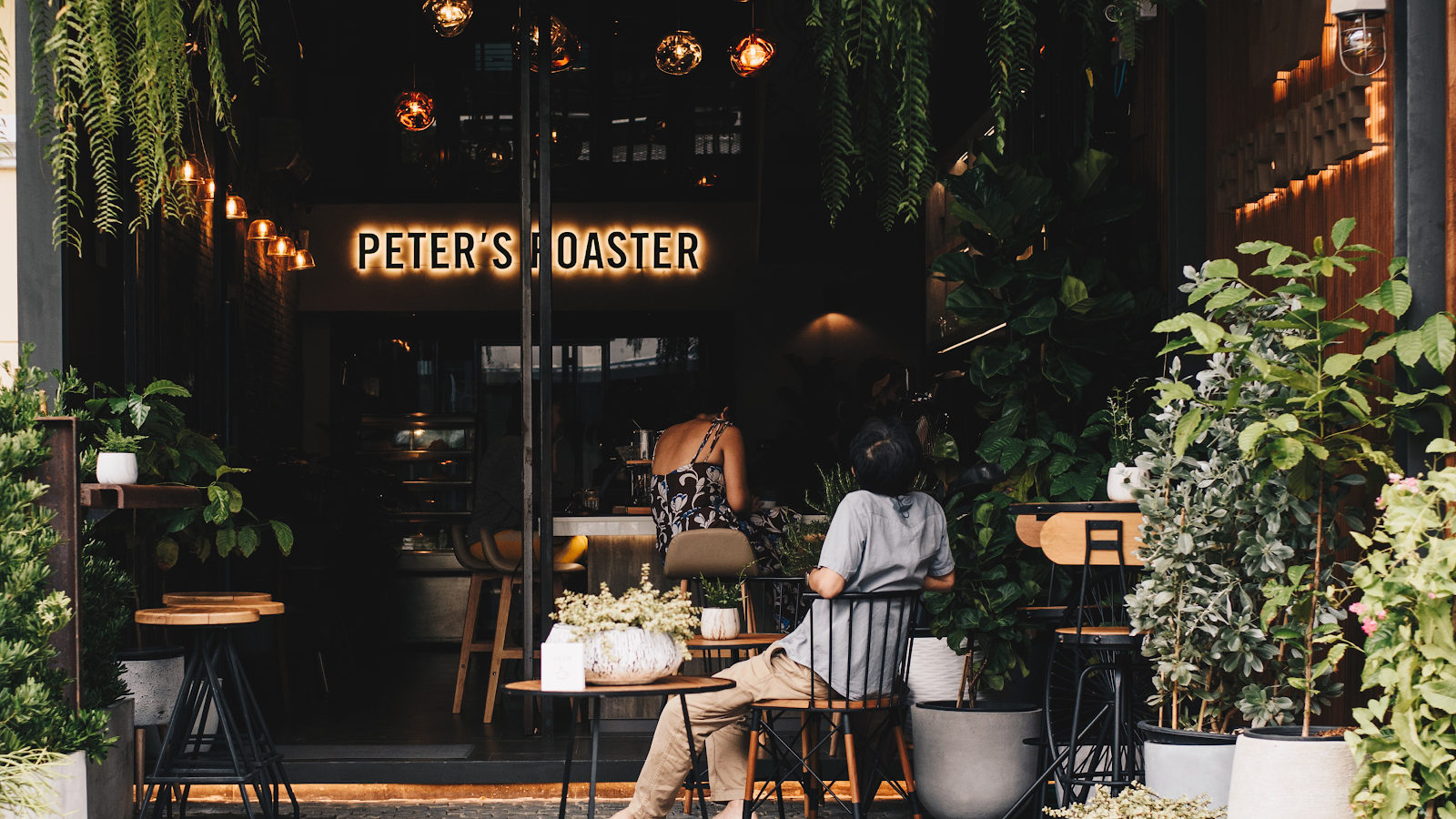 Peter's coffee roaster