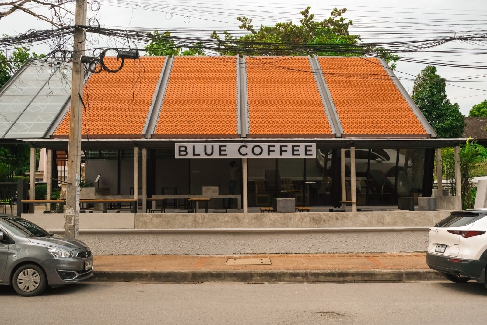 Blue Coffee At Old Town
