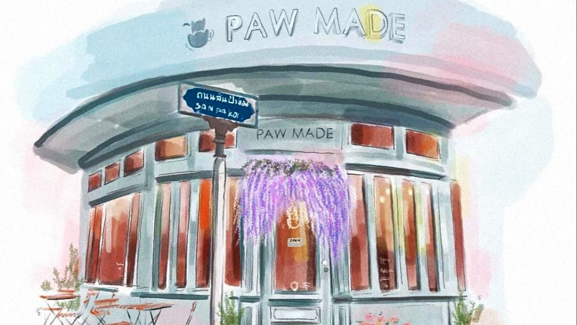 Thong-Urai Cafe & Paw Made Painting