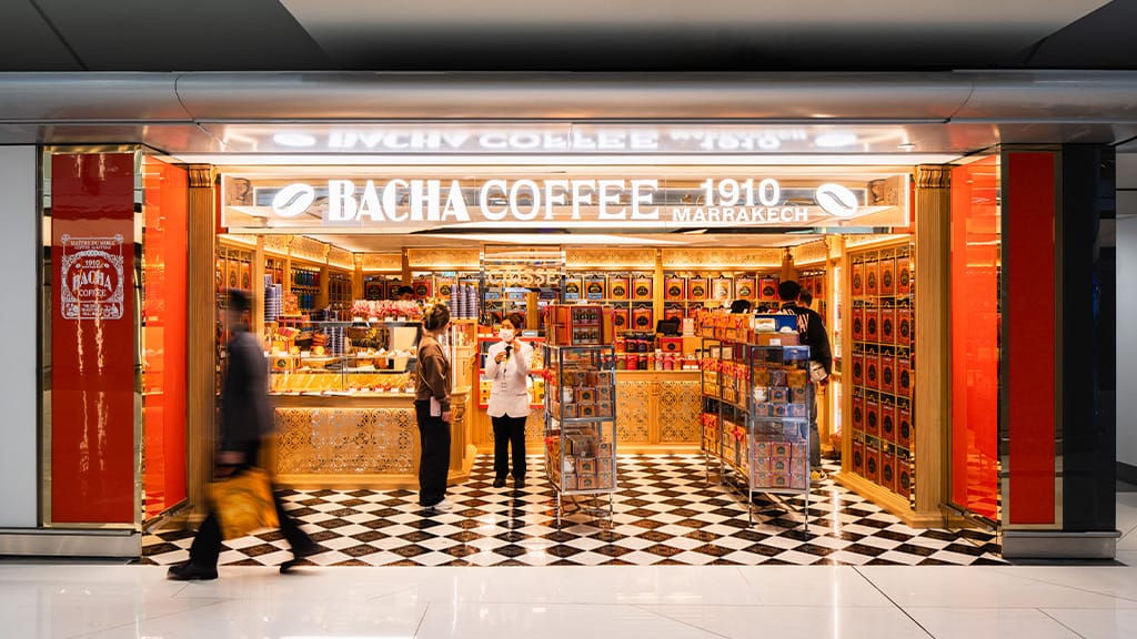 Bacha Coffee Hong Kong Int'l Airport