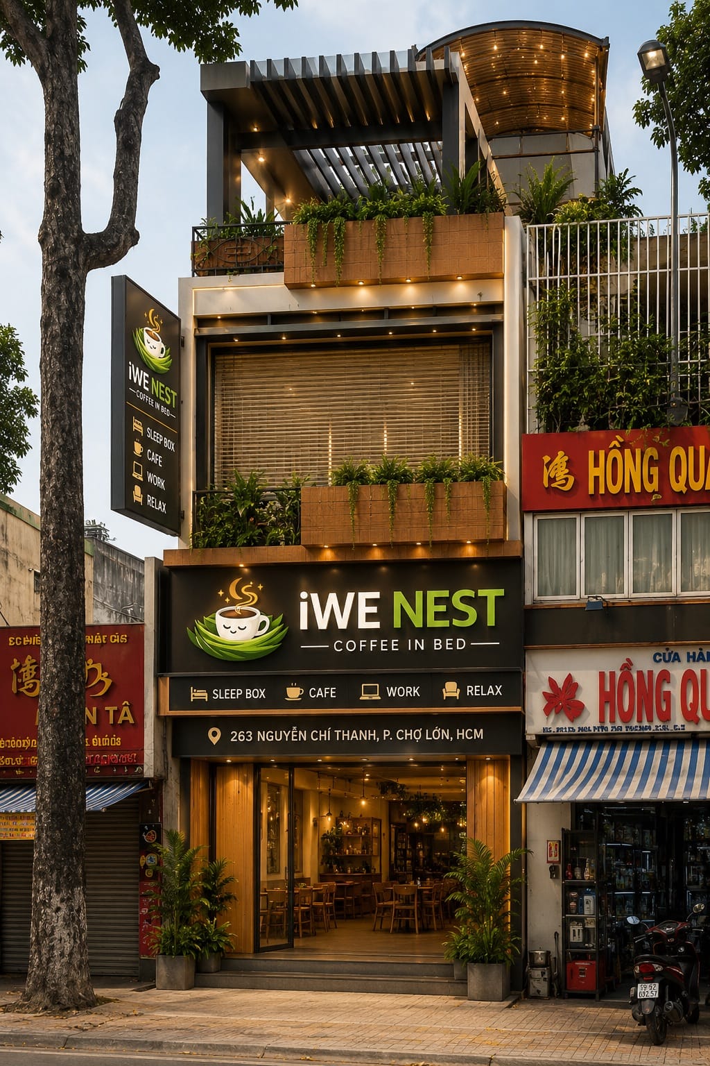 iWE NEST CÀ PHÊ NGỦ THÔNG MINH Quận 5