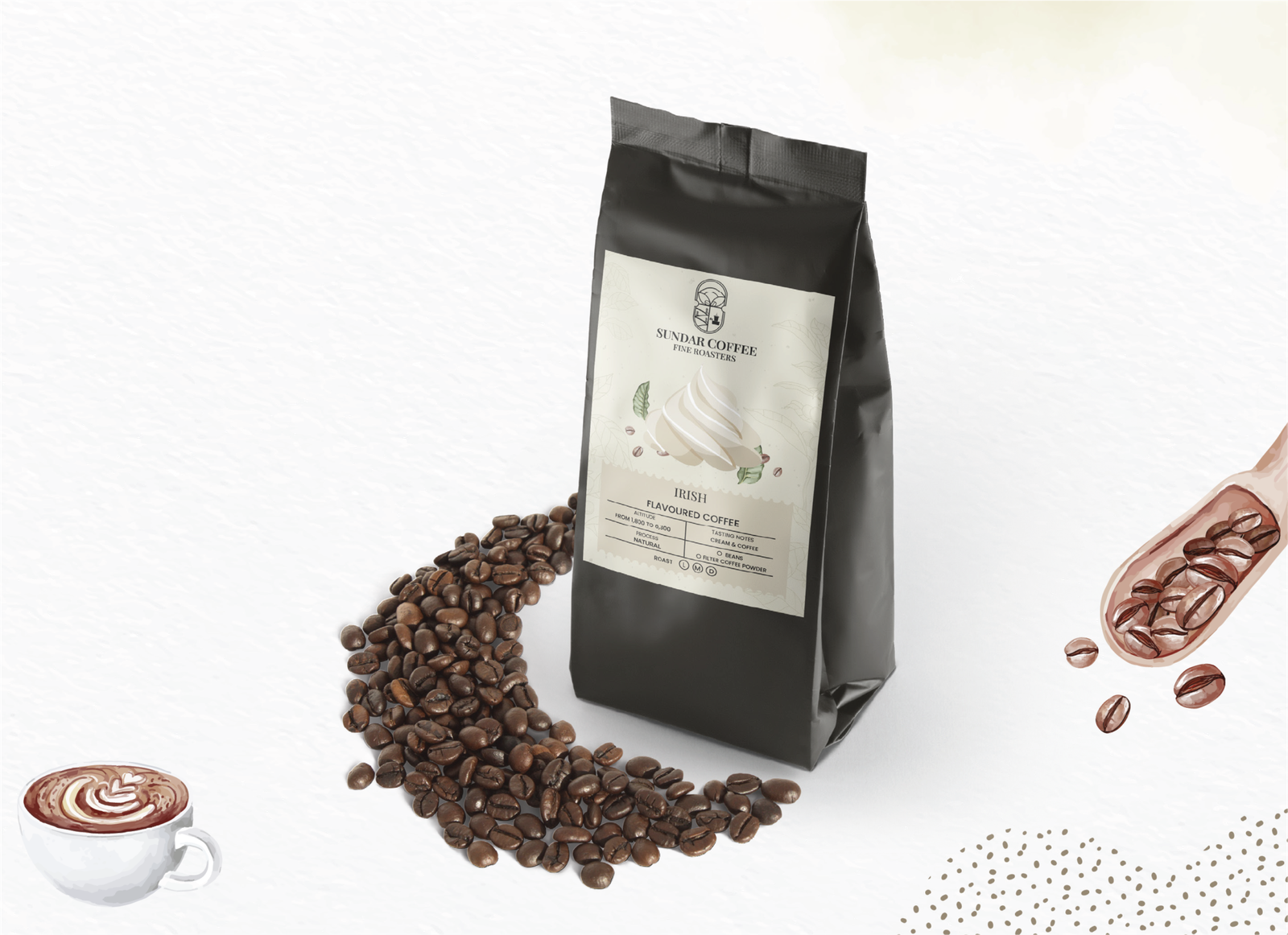 Sundar Coffee - Roasted Coffee beans ll Filter Coffee Powder ll Coffee photo 3