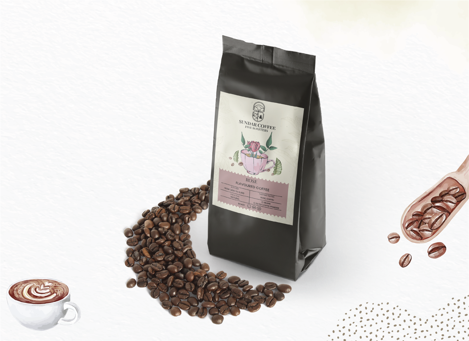 Sundar Coffee - Roasted Coffee beans ll Filter Coffee Powder ll Coffee photo 5