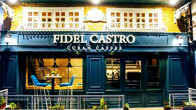 Fidel Castro Cuban cafe