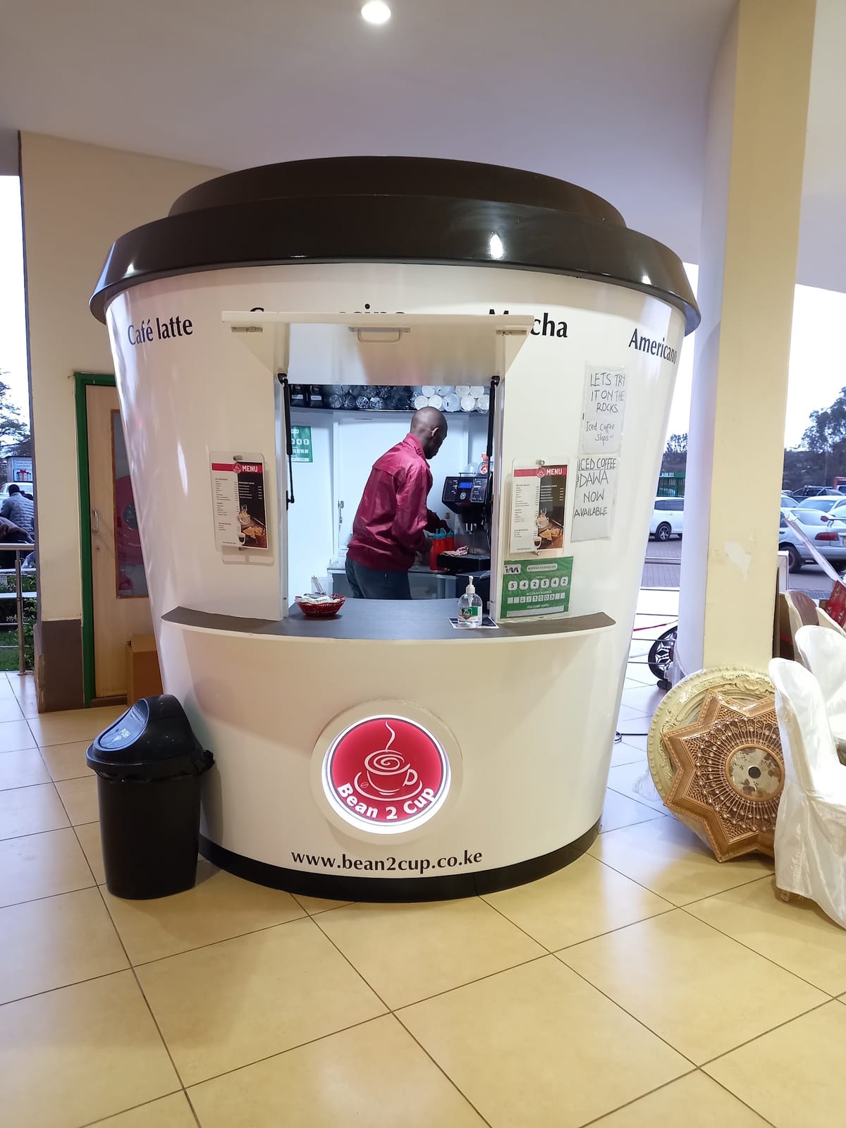 Bean 2 Cup Coffee Booth