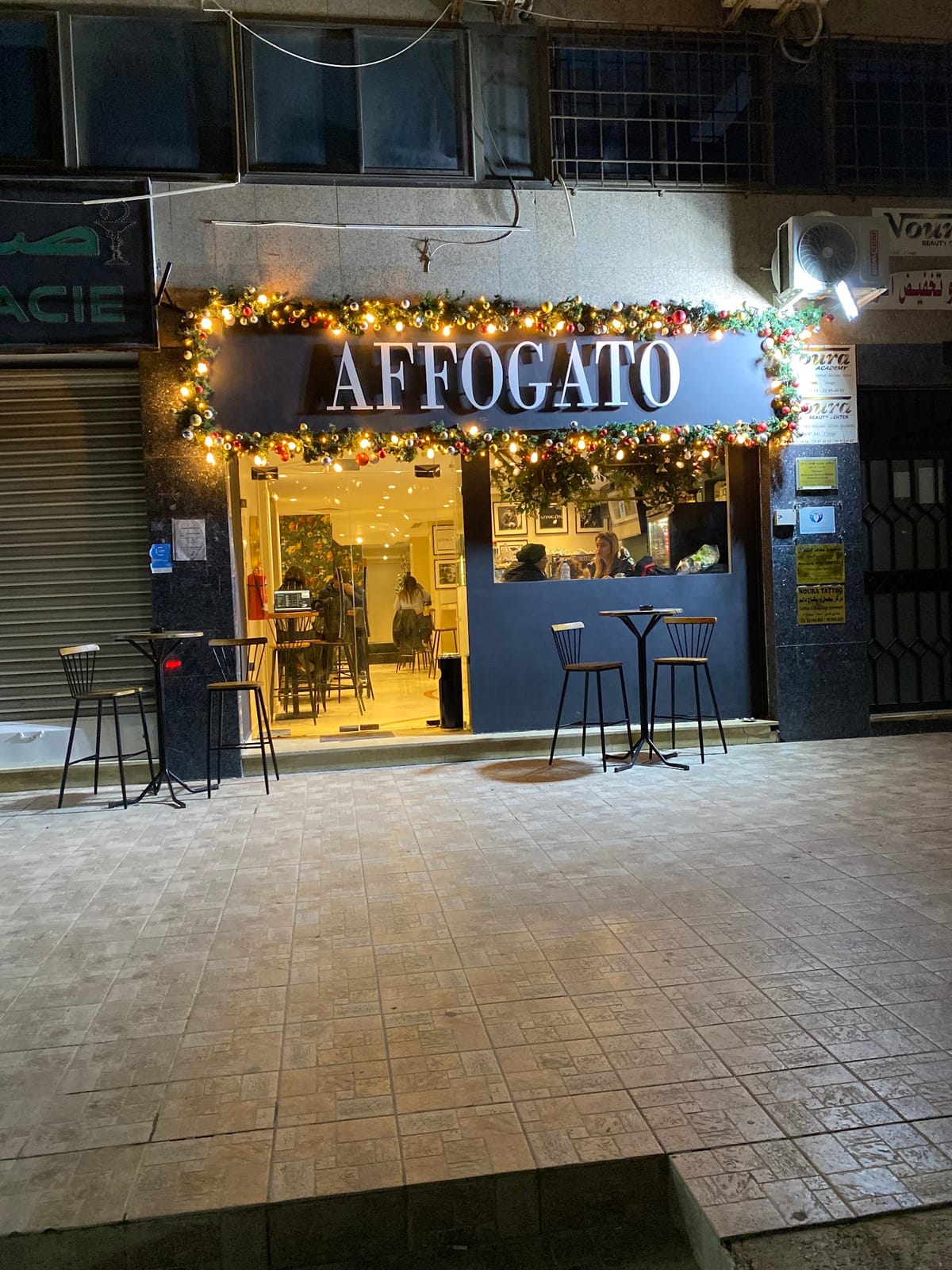 Affogato coffee shop