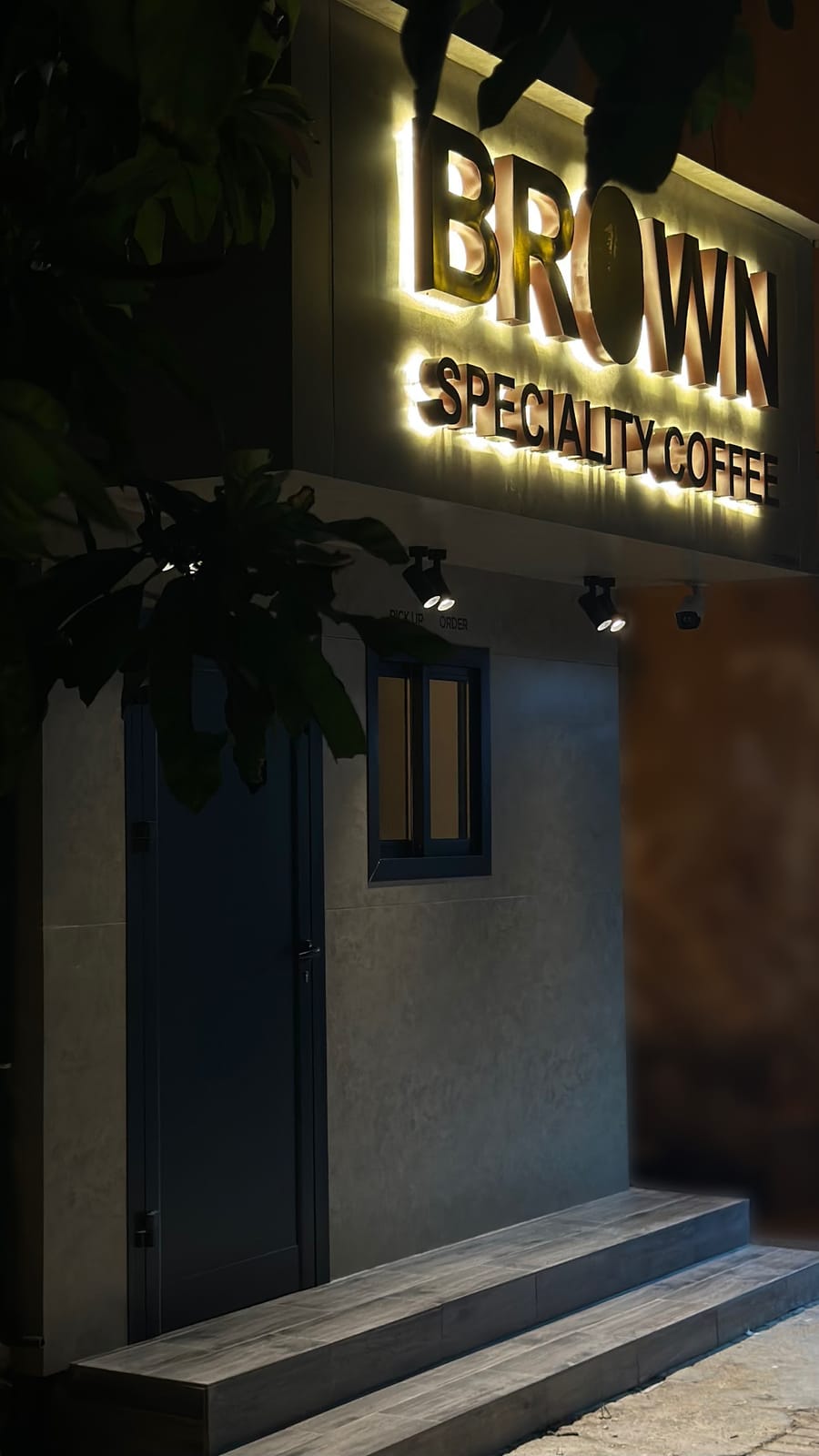 Brown speciality coffee