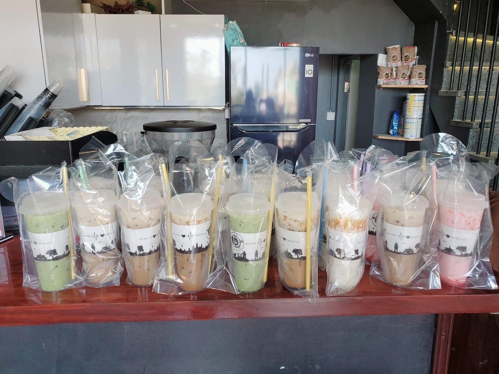 Crush coffee