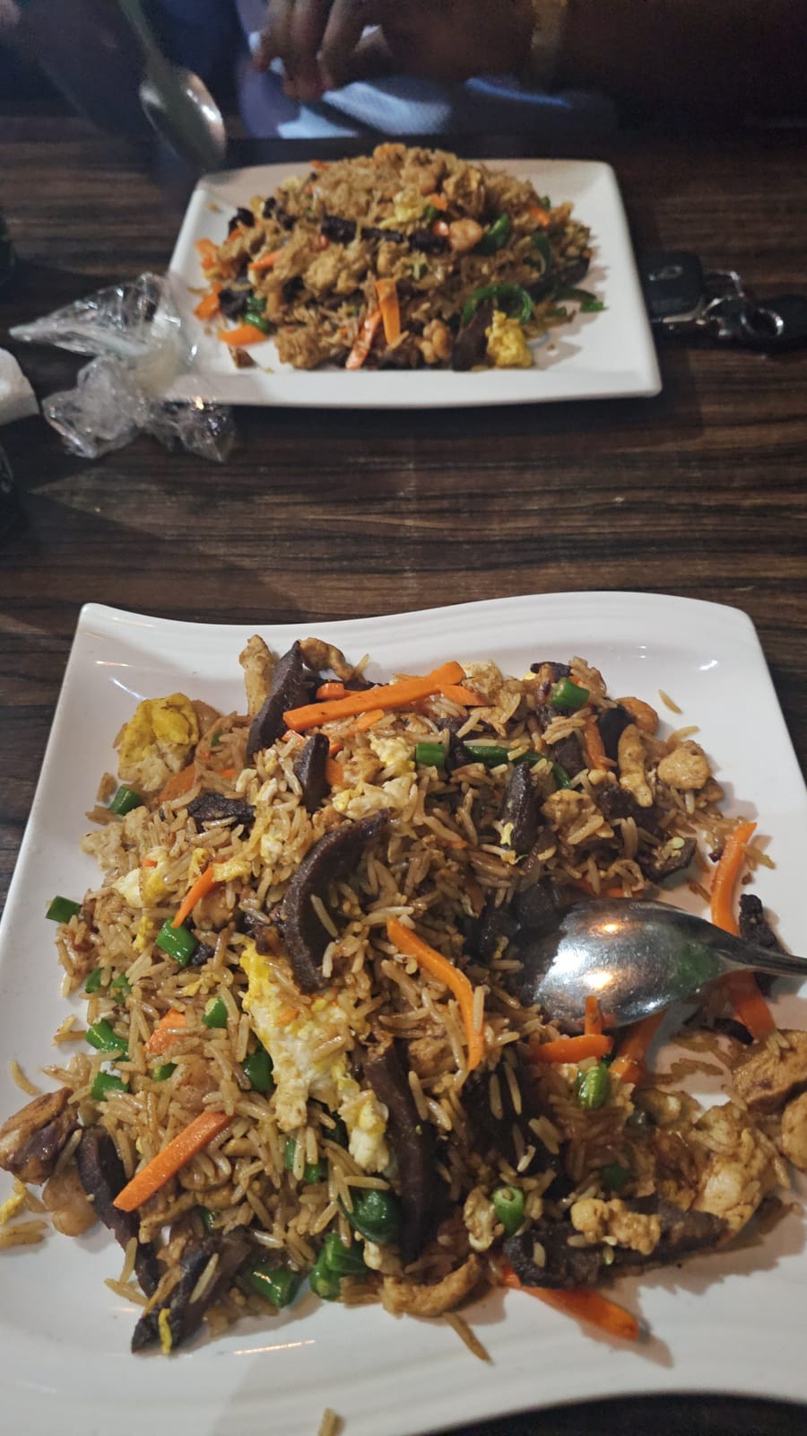Tea and menu