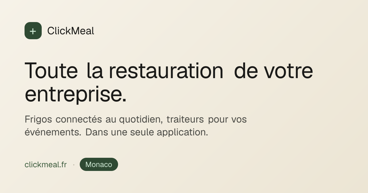 Click Meal Monaco
