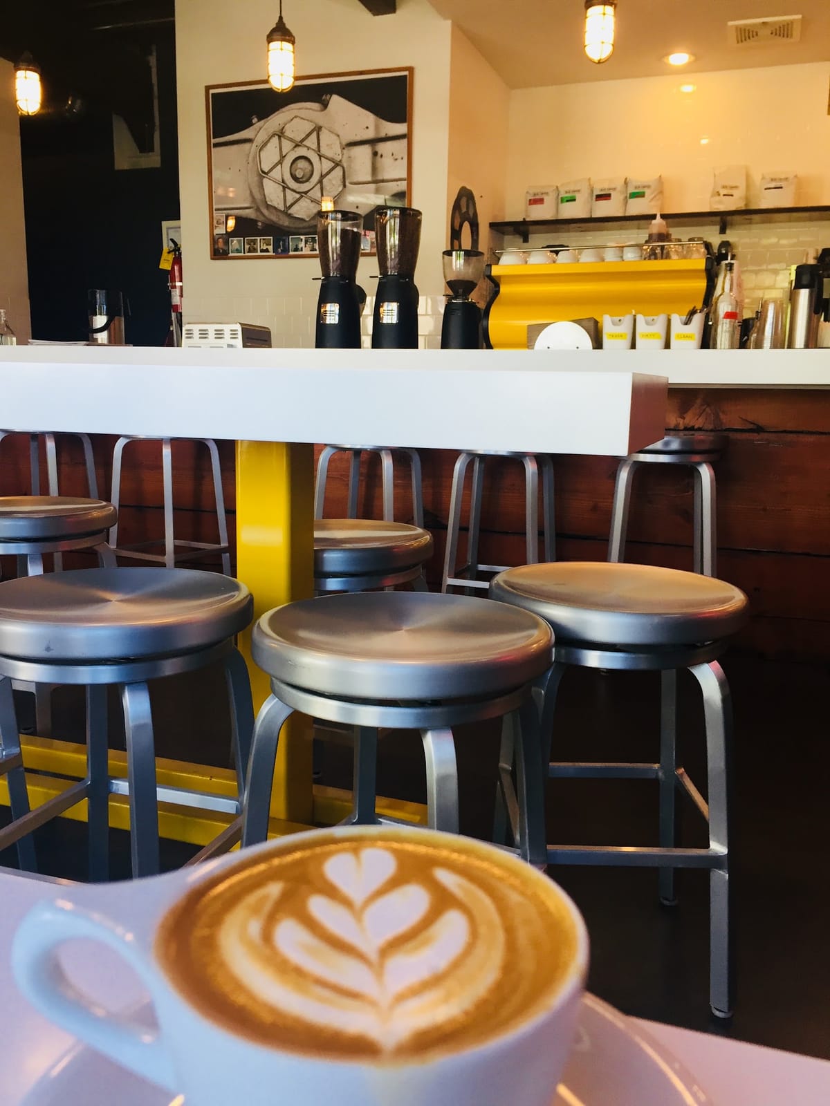 Blue Copper Coffee Room