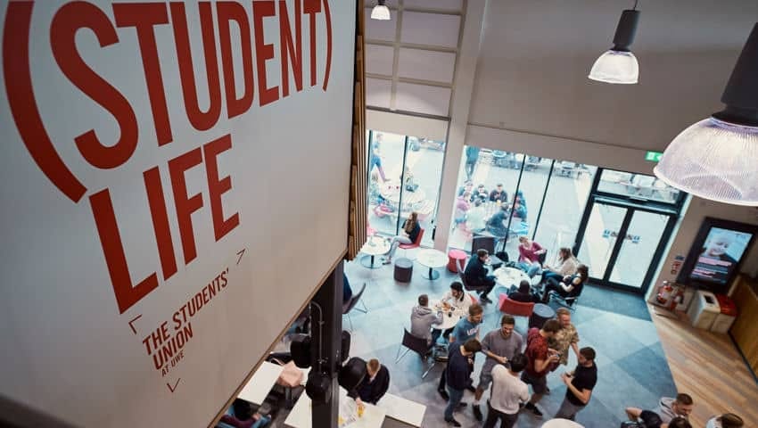 The Students’ Union bar and coffee shop