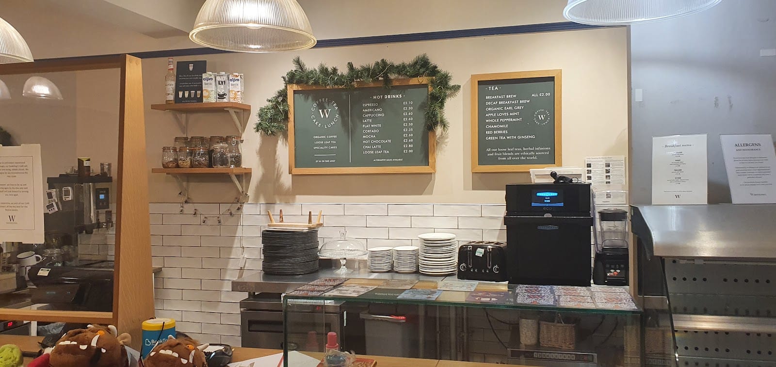 Cafe in Waterstones