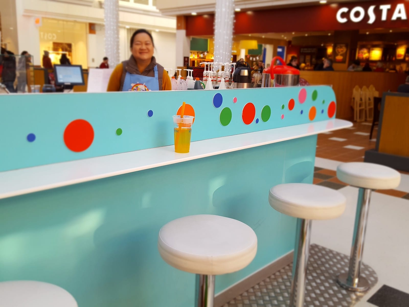Rainbow Bubble Tea