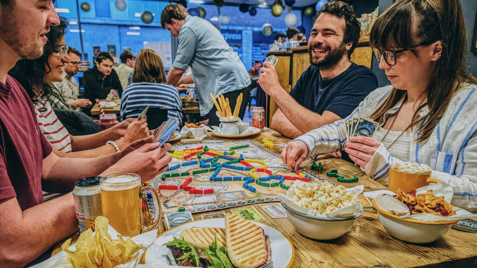 Shuffle Board Game Café