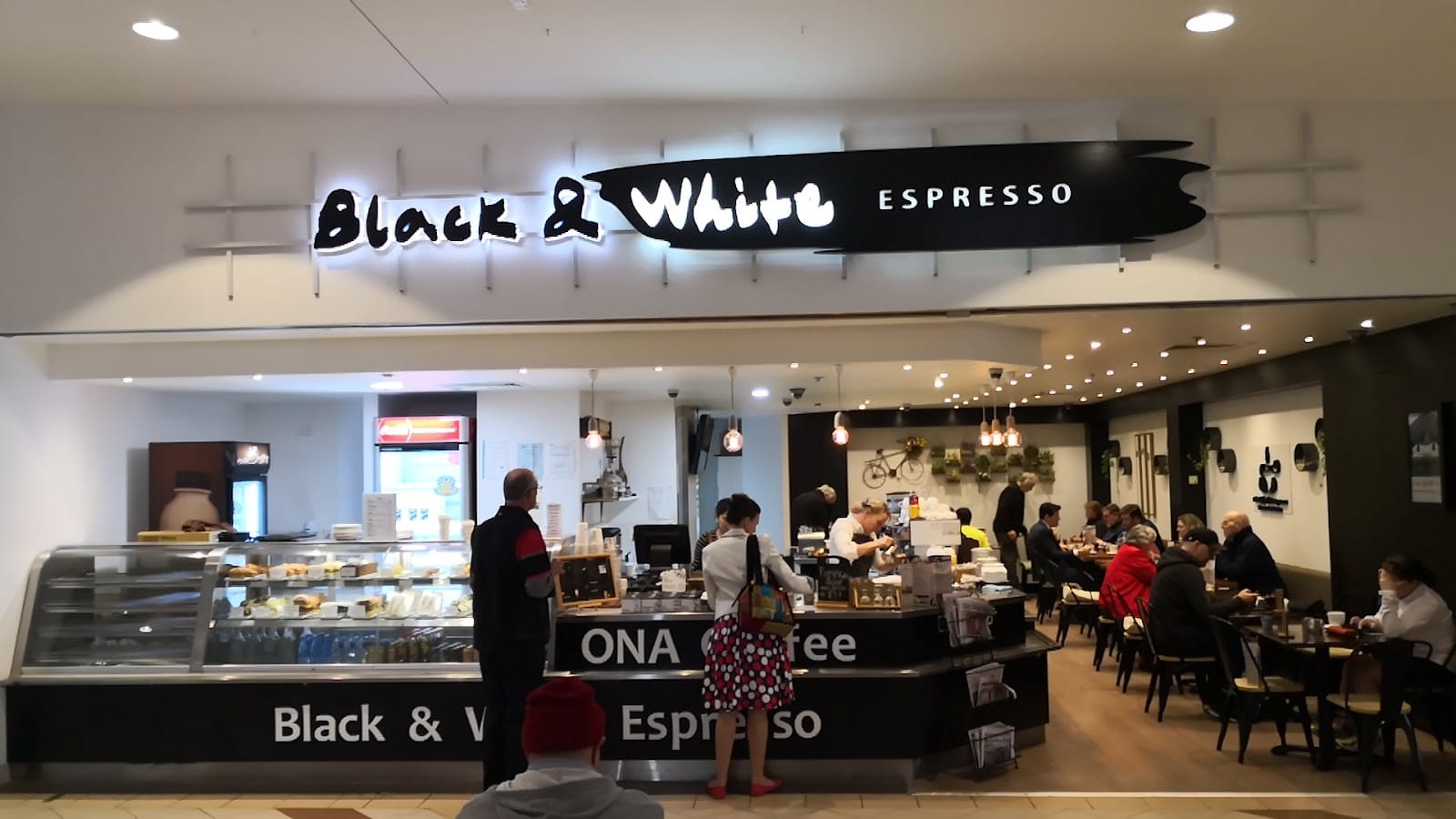 Black and White Espresso